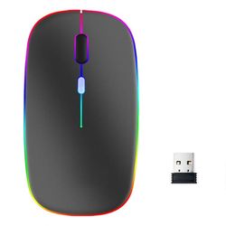 Trådlös Bluetooth-Mus USB-laddning SilverGrey