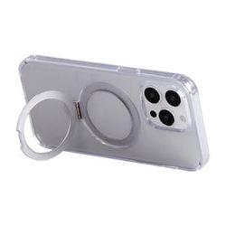 Magnetiskt skyddande telefonfodral med hållare Joyroom JR-BP004 för iPhone 15 (transparent)