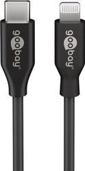 Lightning til USB-C™ opladnings- og synkroniseringskabel, 0,5 m, sort