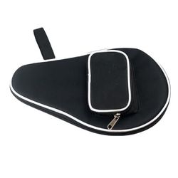 Bordtennisracketveske, bærbar bordtennisveske Black