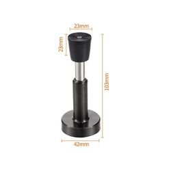 Hydraulisk dørstopp Borefrie/borealternativer Black 10 cm