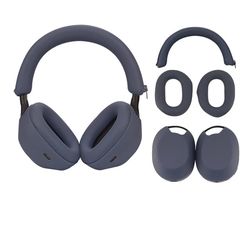 Udskiftningsørepuder og pandebånd til SONY WH-1000XM5 DarkBlue