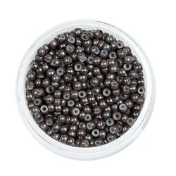 Nano silikonforede mikroringer for hårextensions DarkBrown