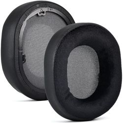 2 stk Erstatningsøreputer - PU-Lær & Plysj, kompatibel med Corsair HS55, HS55 Pro, HS65