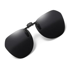 Polariserte Clip-on Solbriller med Etui Black