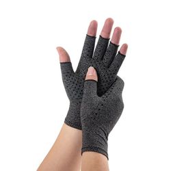 Sormettomat puristuskäsineet 1 pari Grey L