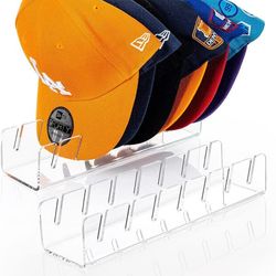 Baseballcaps-organisator, 2-pakning Transparent