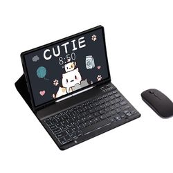 Bakgrunnsbelyst Bluetooth-tastatur og mussett kompatibelt med Samsung Galaxy Tab A9+ (11-tommers) 2023 - Svart Samsung Galaxy Tab A9+ 2023 11 inches
