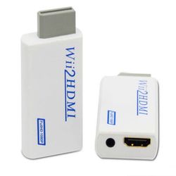 Nintendo Wii til HDMI-adapter - fuld HD 1080p White