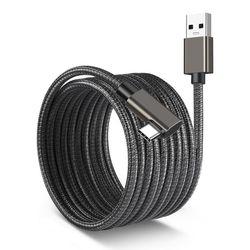 Link-kabel - VR-kabel kompatibel med Oculus Quest 2 DarkGrey 5 m