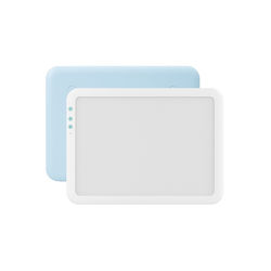 Typ-C LED spårningsljusplatta med 3500mAh batteri Blue A4