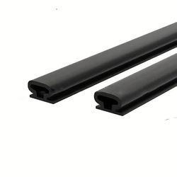 TPE dørtetningslist, 10 meter rull Black