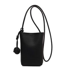 Chic mini crossbody telefontaske til kvinder Black