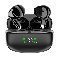 SP9X Svarta Bluetooth-hörlurar: Brusreducering & Lång Livslängd