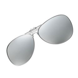 Clip-on solbriller - Polariserede kørebriller Silver