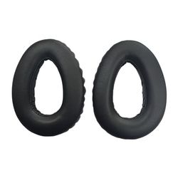 Saueskinn øreputer for Sennheiser PXC550 hodetelefoner erstatningsputer 1 par svart Black Sennheiser PXC550