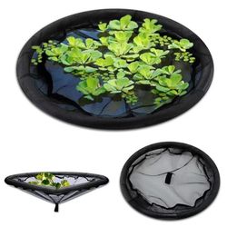Flytende plantebeskyttelsesnett for dam – finmasket flytende plantebarriere og fiskegjerde for effektiv habitatstyring og enkel installasjon 80 cm