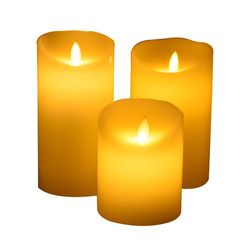 LED-stearinlys med flimrende flamme (jevn bevegelse) M