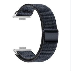 Stilig nylonløkkestropp for Huawei Watch Fit 4 Pro NavyBlue
