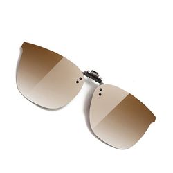 Polariserte Clip-on Solbriller Brown