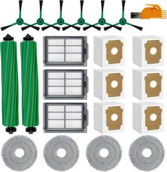 Erstatningstilbehør for iRobot Roomba Plus 405/505 Combo støvsugerrobot - Hovedbørster, filtre, sidebørster og mer