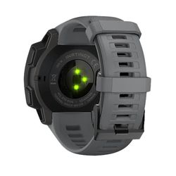 Silikonearmbånd til Garmin Instinct/Esports/Tide/Solar Grey