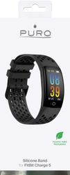 FitBit Charge 5/6 Silicon Band SPORT PLUS, Black