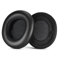 2 stk øreputer - Kompatibel med SteelSeries Arctis Nova Pro Wireless Svart Protein Leather