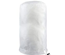Anti-frost betræk plantebeskyttelse med lynlås og snøre White 120 cm / 180 cm