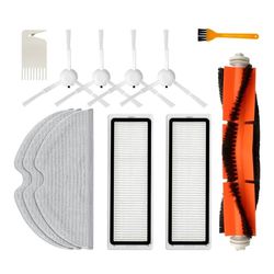 Reservedeler robotstøvsuger, børster filter 12 stk. Xiaomi Mijia 1C / 2C / Dream F9 / Mop 2 Pro Plus / STYTJ01ZHM / STYTJ02ZHM / SKV4093GL / SKV4063GL