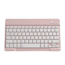 Trådlöst Bluetooth-tangentbord - 10-tums Uppladdningsbart Pink