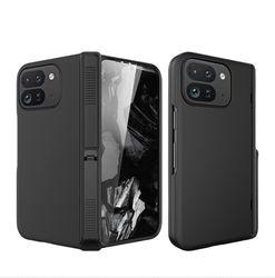 Google Pixel 9 Pro Fold-deksel kompatibelt med Google Pixel 9 Pro Fold - beskyttende etui med kickstand, presise utskjæringer Black