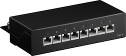 CAT 6 Mini/Desktop Patch Panel, 8 Ports