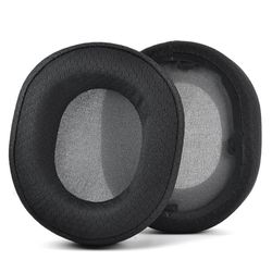 2 stk Svarte Mesh Øreputer Erstatning Kompatibel med Corsair HS55, HS55 PRO, HS65 Gaming Headsett