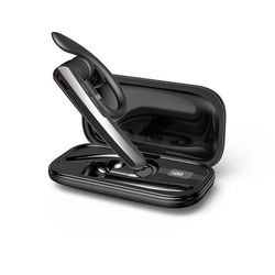 ENC Brusreducerande Enkel Öron Bluetooth Headset - Svart, 360° Roterande Öronkrok, Lång Batteritid, Kompatibelt med Huawei