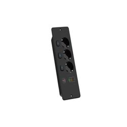 BKL-E68 Inbyggt Uttag - Europeisk Standard Black