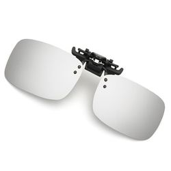 Polariserte Clip-on Solbriller: Ultimativ UV400 Beskyttelse Silver