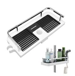 Brusehylde ABS 32x12 cm Sort/Hvid
