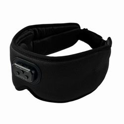 3D sovmask Bluetooth sovhörlurar Black