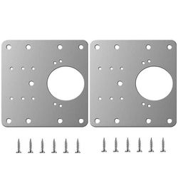 Hengselplate i rustfritt stål for reparasjoner, 9x9 cm 2-pack