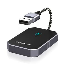 2-i-1 trådlös CarPlay och Android Auto adapter