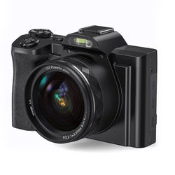 Digitalkamera 5K/48MP/16X zoom, 3,5 tommers skjerm