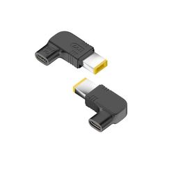 2-pakning USB-C hunn til firkantplugg 20V vinklet PD-triggeradapter kompatibel med Lenovo