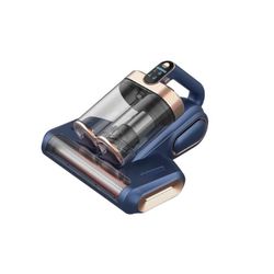 Dobbel Støvkopp Rullende Børste Middfjerning Støvsuger - Kraftig UV Sterilisering & Ultralyd Middfjerning Grey+Blue