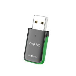 WiFi 6 & Bluetooth 5.4 USB-adapter - 5G Dual Band Trådløst Nettverkskort