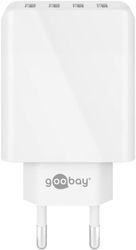USB-A multiportlader (30 W) hvit