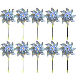 Reflekterende fugleskremsel-vindmølle 10-Pack