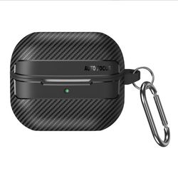 Beskyttelsesdeksel i karbonfiber til Samsung Galaxy Buds3/3pro Black
