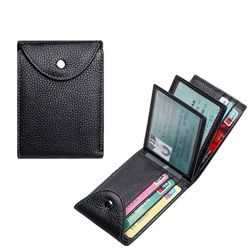 RFID-blokkerende multifunksjonell kortholder Black