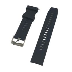 Silikonarmband 20 mm Black
